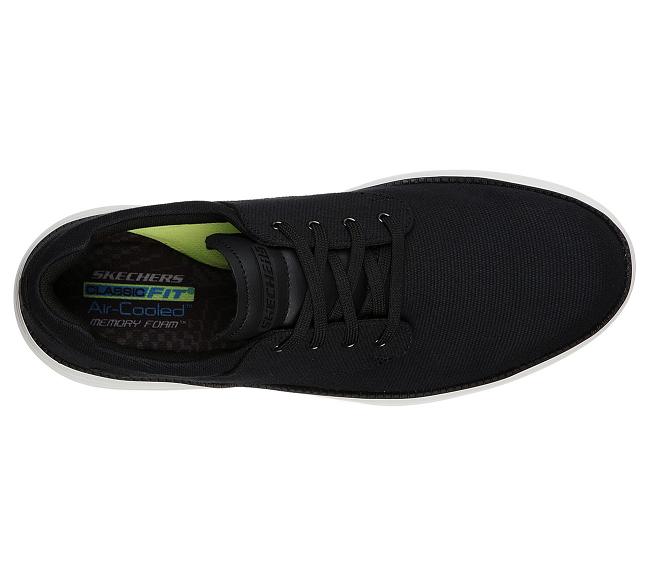 Zapatos Sin Cordones Skechers Hombre - Status 2.0 Negro ENZUA2630